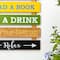 Glitzhome&#xAE; 36&#x22; Rustic Wooden Porch Rules Sign